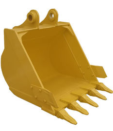 Niestandardowe łyżki do koparek ze stali stopowej Żółty kolor Ogólny cel Długa żywotność