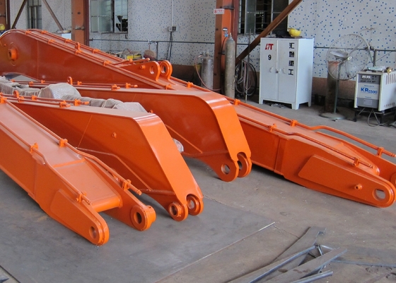 Custom OEM Kolorowy Ekskawator Długoterminowy Boom Do Usuwania / Kopania 10-30 metrów Dla Ekskawatora 10-100T