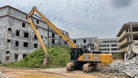 30tonowa koparka wysokiego zasięgu do demolacji budynków z kontrolą jakości i Q355/Q690/HG785/WELDOX/STRENX