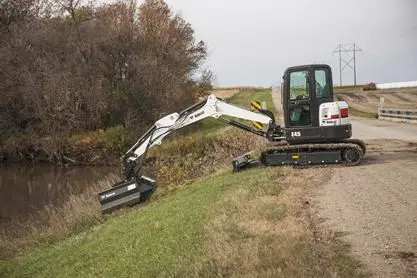 Nowy pomarańczowy/czarny Q355B Mechaniczny Mechanical_Grapple_Claw z zmiennymi szerokościami cięcia