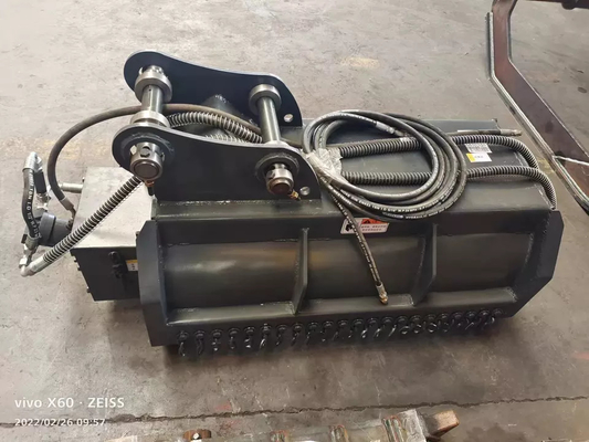 Nowy pomarańczowy/czarny Q355B Mechaniczny Mechanical_Grapple_Claw z zmiennymi szerokościami cięcia
