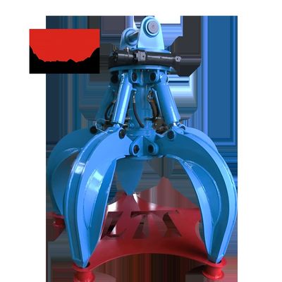 Chwytak pomarańczowy do koparki Huitong dla koparek 37-46 ton do obsługi złomu / odpadów, dostosowany, certyfikat CE