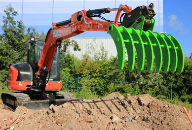 Excavator Root Rake For Hitachi Landscape Rake For Mini Excavator Mini Digger Rake Bucket