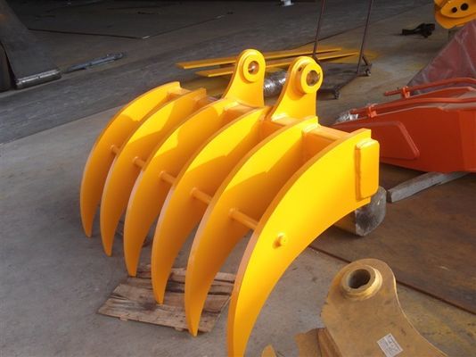 Customized excavator rake 6ton excavator brush rake excavator rake riddle bucket excavator ground clearing rake