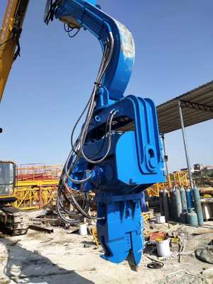 HT250 Trwały hydrauliczny młot do wbijania pali Pasuje do koparki 20-24T PC200 SH220 do projektów palowania w miastach i na obszarach wiejskich