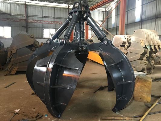 Huitong Dostosowany Chwytak Skórek Pomarańczy do Koparek 17-26 Ton, Sprzęt do Przeładunku Złomu/Odpadów, Certyfikat CE