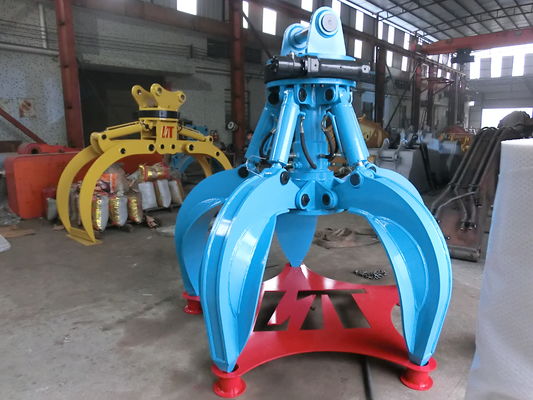 Niestandardowy uchwyt do łusek orzechowych koparek dla koparek 5-9 ton PC50 CX75 R60 Odporny na zużycie hydrauliczny uchwyt do łusek orzechowych
