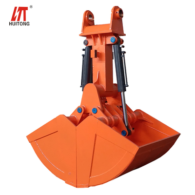 Części koparki wyprodukowane Huitong Clamshell Bucket for 3-5 Ton Excavators Etched Stainless Steel Landing Plate CE Certified