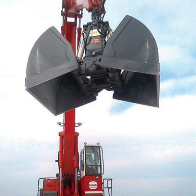 Części koparki wyprodukowane Huitong Clamshell Bucket for 17-20 Ton Excavators Etched Stainless Steel Landing Plate CE Certified