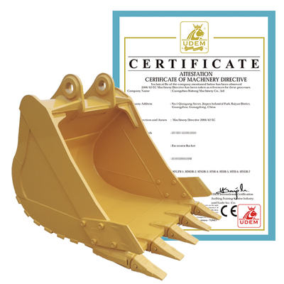 Huitong Excavator Rock Bucket z odwracalnymi końcówkami, 25 T Mining Bucket for Quarry/Demolition, OEM Available