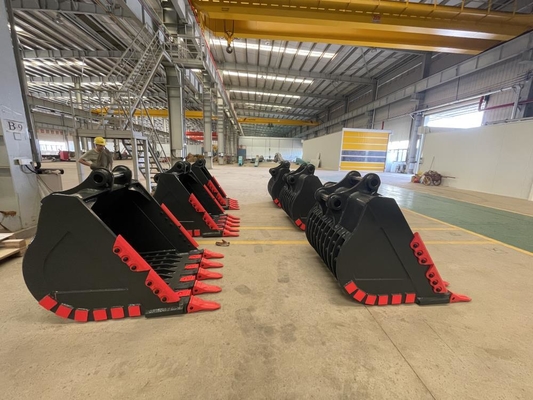 Huitong Excavator Rock Bucket z odwracalnymi końcówkami, 25 T Mining Bucket for Quarry/Demolition, OEM Available