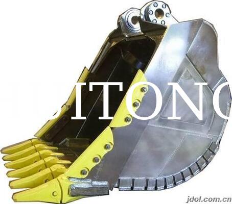 MINING Heavy Duty Rock Bucket dla PC600/CAT360 3,0cbm do wykopalisk w skale twardej/przetwarzania skały wybuchowej/pracy demolicji