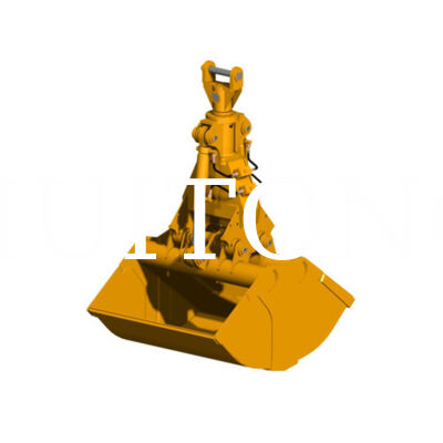 Wyposażenie fabryczne Koparka hydrauliczna wiadro z muszką HUITONG Wysokiej jakości Q355B Materiał 17-20Ton 1,0-1,2m do ponownego obróbki materiałów / wykopalisk fundamentów / załadunku i rozładunku ładowni statku