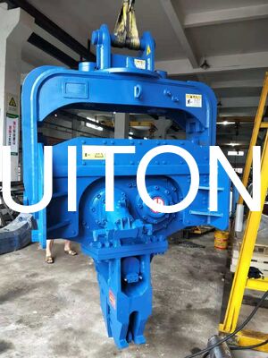 HUITONG Excavator Vibratory Hydraulic Pile Hammer dla PC150/CAT315 1.3T dla budynków/fundamentów mostów/inżynierii hydraulicznej