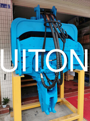 HUITONG Excavator Vibratory Hydraulic Pile Hammer dla PC150/CAT315 1.3T dla budynków/fundamentów mostów/inżynierii hydraulicznej