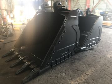 Żółty Hardox450 Wykopalniczy Wiadro Skałowe Z Siłowymi Zębami I 700-1000kg Waga