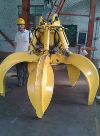 Zamówiony 1-50t Excavator Orange Peel Grab Hydraulic Rotating