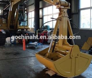 Zastosowana pojemność hydrauliczna obrotowa 55Ton Excavator Attachment z kontrolą QC i materiałem Q355B/NM400/HARDOX450