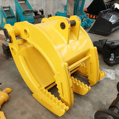 Excavator hydraulic rotary grab bucket 6-7 tons excavator wood cutting grab bucket wooden grab bucket hydraulic excavator grab bucket