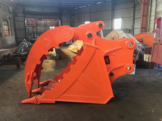 Ekskawator Wiadro kciuka Q355 NM400 Ekskawator DH220 PC220 o wadze 22 ton do obróbki odpadów z kamienia kamiennego