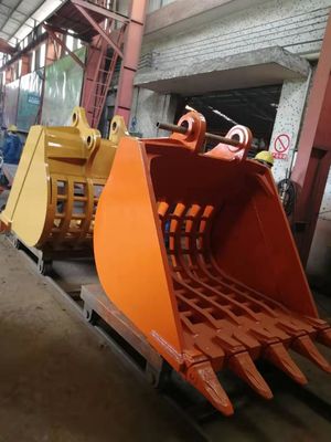 Wykopalnia Garbing Sieving Bucket Heavy Duty Hardox450 Żółty / Czarny 0,2-2,8 m3