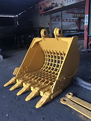 Wykopalnia Garbing Sieving Bucket Heavy Duty Hardox450 Żółty / Czarny 0,2-2,8 m3