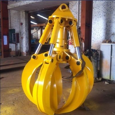 4-6 szczękowa koparka Orange Peel Grab Koparka 3-45 ton Obrotowy chwytak hydrauliczny