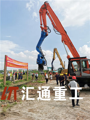 Hydrauliczne Wibratory Hammer Excavator Vibro Pile Driver Hammer dla 15-45 Ton Excavator