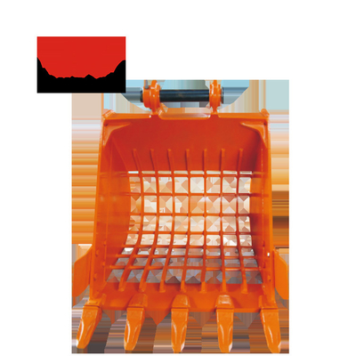 8,7 cbm Koparka Rock Skeleton Bucket Dostosowany kolor