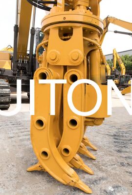 Niestandardowy hydrauliczny chwytak obrotowy 25-35 ton koparka DX300 PC330 FR300 chwytak do drewna Q355B do wyrębu drewna załadunku drewna