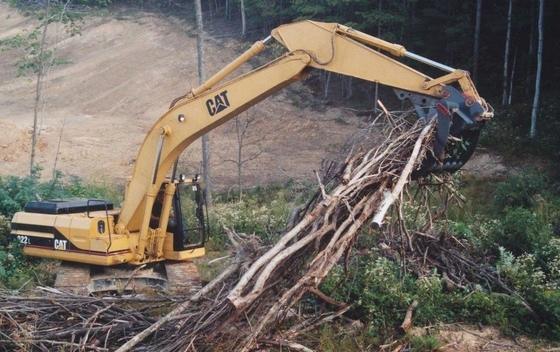 NM360 Zgrabiarka do koparki w budowie dróg w gospodarstwie leśnym