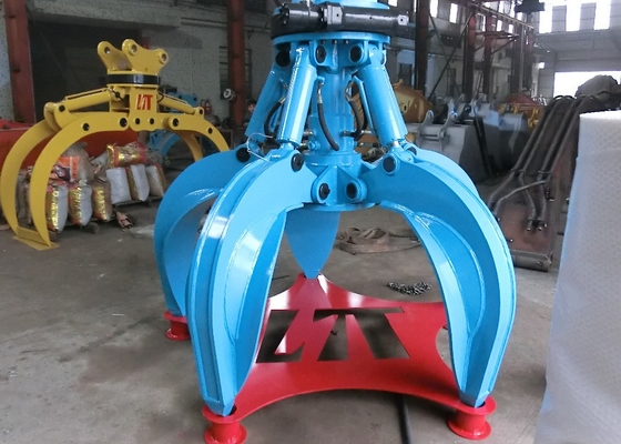 Nowy koparz dołączony do łuski do łuski wiadro na zamówienie hydrauliczny grabler do łuski do łuski pomarańczowej na sprzedaż