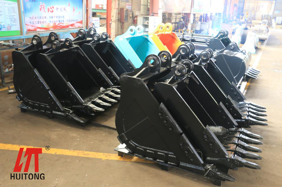Nowa 700-1000 kg wiadra do kopalni w kolorze żółtym / czarnym Q355/NM400/Hardox450