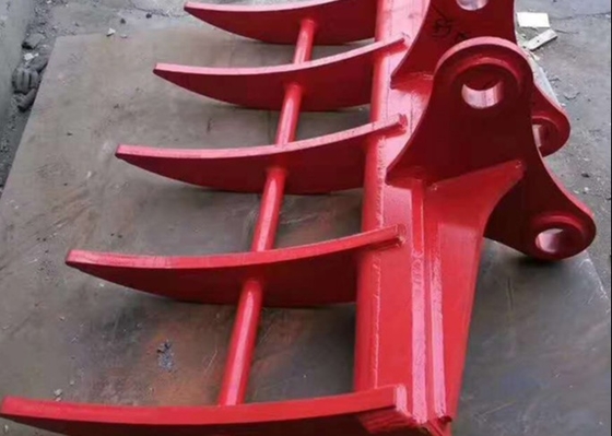 Mini Grabiarka Przymocowanie Szczotka Rake Grapple 3-50 Ton Grabiarka Rake Root Do sprzedaży