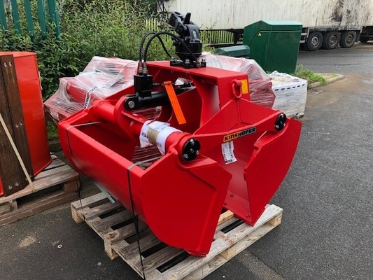 Ciężki grabarz Clamshell Bucket Hardox450/500/550 Wytrzymałość 0,4-6 metrów sześciennych Żółty/na zamówienie