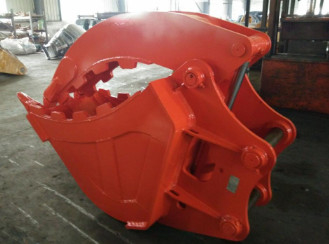 22 ton 1,2M3 Duża pojemność koparki hydrauliczne / ręczne wiadro kciuka wysokiej wydajności przymocowanie chwytania z wysokim standardem testu QC