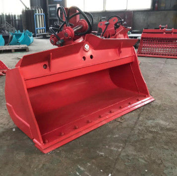 1-4Ton Excavator Tilt Bucket 180 stopni kąt nachylenia dostosowany wymiar i materiał