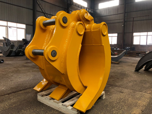 Nieobrotny system obrotowy Produkt 9Ton Excavator Manual Type Log Grapple Customized Jaw Open Wood Grapple