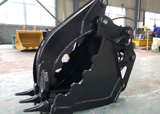 3 tony 12T Digger Mini Excavator Mechanical Hydraulic Thumb Bucket Grab Bucket