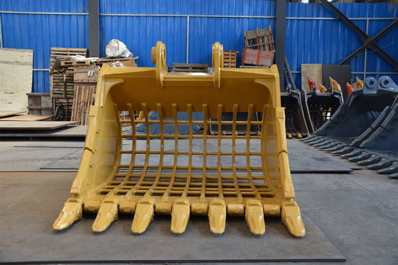Koparka Łyżka szkieletowa 21-24 ton Koparka 1,1 m3 SK220 SH230 EX220 do przesiewania kamienia Pogłębianie rzek Prace w kamieniołomach