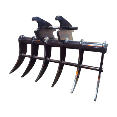 Mini Grabiarka Przymocowanie Szczotka Rake Grapple 3-50 Ton Grabiarka Rake Root Do sprzedaży