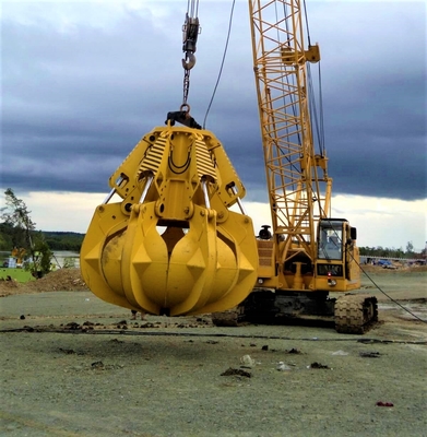Hydraulic Orange Peel Grapple New Excavator Attachment Crane Grab Bucket for 5-40 Ton Digger