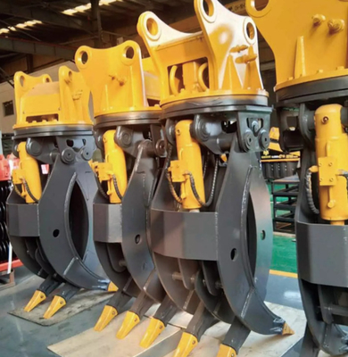 Q355B/NM400/HARDOX450 Koparka 360Rotating Hydraulic Type Log Grapple dla 9Ton CAT310 High Efficiency Wood Grapple