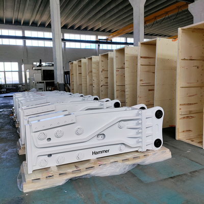 Rozbijanie skał/betonu wykonywanie z 200-1500 kg hydraulicznego młotka rozbijalca