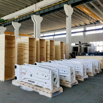 Q355B Materiał Koparka hydrauliczny młotek o pojemności 200-1500 kg i dopuszczalne OEM