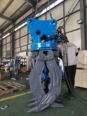 Ekskawator Hydraulic Orange Peel Bucket 5Ton Ekskawator Niestandardowy Wysokiej Jakości Orange Grab z Facoty Direct Sale Price