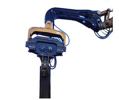 25Ton Excavator Construction Machinery Attachment Vibro Piling Hammer with 2.5M Vice Arm for Excavator High Efficiency Hot Sale Produkt