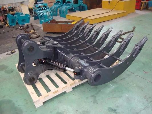 Ekskawator Rake Ground Digger 3T Mini Excavator Zamówiony Ekskawator Root Rake Attachment Fabryka produkowana w gorącej sprzedaży