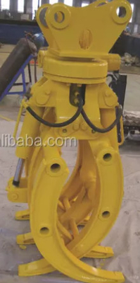 Q355B/NM400/HARDOX450 Koparka 360Rotating Hydraulic Type Log Grapple dla 9Ton CAT310 High Efficiency Wood Grapple