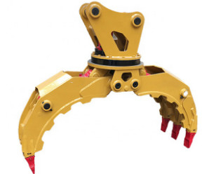 Q355B/NM400/HARDOX450 Koparka 360Rotating Hydraulic Type Log Grapple dla 9Ton CAT310 High Efficiency Wood Grapple